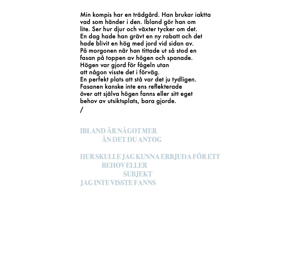 POTENTIAL OF THE INTERPRETABLE –&nbsp;STORIES